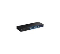 TRENDNET TEG-30284 Conmutador Ethernet gestionable de 24 puertos - Compatible con 2 capas - Modular - Fibra óptica