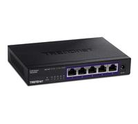 TRENDnet TEG-S350 5-Port Unmanaged 2.5G Switch, 5 x 2.5GBASE-T RJ-45 Ports, 25Gb