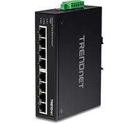 Trendnet ti-e80 switch no administrado fast ethernet (10/100) negro