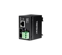 TRENDnet TI-F10S30 Fast Ethernet 10Base-T, 100Base-FX, 100Base-TX RJ-45 Conversor de medios de fibra óptica - SC de modo único…