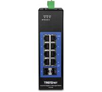Trendnet TI-G102 switch Gigabit Ethernet (10/100/1000) Black - Switch de red (Gigabit Ethernet (10/100/1000), Bidireccional completo (Full duplex), Montaje de pared)