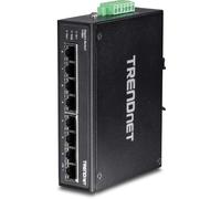 TRENDnet, TI-G80, Switch DIN-Rail Industrial Ethernet Gigabit de 8 Puertos, Divi