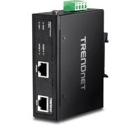 TRENDnet, TI-IG30, Inyector industrial PoE+ Gigabit de 30W, carcasa con clasific