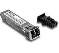 TRENDnet, TI-MGBSX, Módulo LC multimodo SFP 1000Base-SX Industrial (550 m), Canal de Fibra ANSI, velocidades de Datos de hasta 1,25 Gbps, dúplex Tipo LC