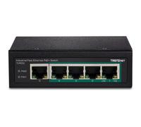 Trendnet - TI-PE50 switch No administrado Fast Ethernet (10/100) Energía sobre Ethernet (PoE) Negro