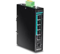 Trendnet, ti-pg541, switch din-rail poe+ gigabit industrial reforzado