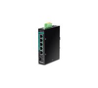 Trendnet - TI-PG541 switch No administrado L2 Gigabit Ethernet (10/100/1000) Energía sobre Ethernet (PoE) Negro