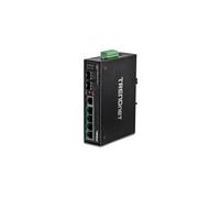 Trendnet - TI-PG62 switch No administrado Gigabit Ethernet (10/100/1000) Energía sobre Ethernet (PoE) Negro