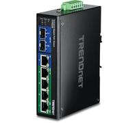 Trendnet - TI-PG62B switch No administrado L2 Gigabit Ethernet (10/100/1000) Energía sobre Ethernet (PoE) Negro