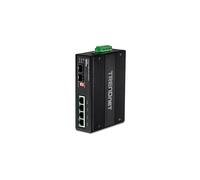 Trendnet - TI-UPG62 switch No administrado L2 Gigabit Ethernet (10/100/1000) Energía sobre Ethernet (PoE) Negro