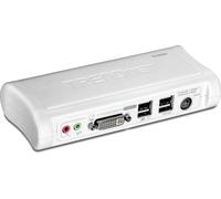 TRENDnet TK-204UK - Kit de conmutador KVM USB DVI de 2 Puertos con Audio 2 puert