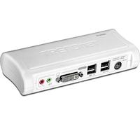 TRENDnet TK-204UK - Kit de conmutador KVM USB DVI de 2 Puertos con Audio