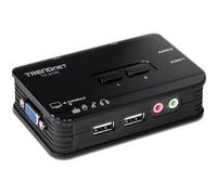 TRENDnet, TK-209K, Kit de switchs KVM USB de 2 Puertos con Audio