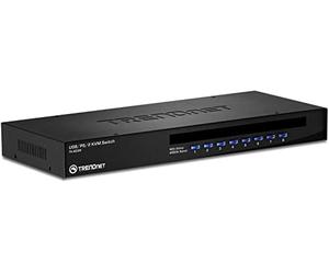Trendnet tk-803r 8-port usb/ps/2 rack mount kvm switch interruptor kvm