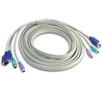 Trendnet TK-C15 Cable para Video, Teclado y ratón (kvm) 4,5 m Gris - Switch KVM