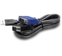 TRENDnet TK-CU10 - Cable KVM USB/VGA de 10 pies