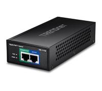TRENDnet, TPE-117GI, Inyector PoE++ Gigabit de 60W, Negro | Cumple con la NDAA, suministra 15.4 W, 30 W y 60 W, red un dispositivo de hasta 100 m / 328 ft, soporta IEEE 802.3af,802.at