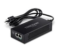 TRENDNET, TPE-119GI, Inyector Gigabit PoE++, Convierte un Puerto no PoE en un Puerto Gigabit PoE++, Fuente de alimentación integrada, Color Negro