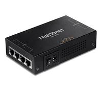 TRENDnet, TPE-147GI, Inyector Gigabit PoE+ de 4 Puertos y 65W