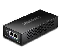 TRENDnet, TPE-219GI, Inyector PoE++ de 2,5 G, 90 W PoE++, 30 W PoE+, 15,4 W PoE, Alcance de hasta 100 m (328 pies), Negro