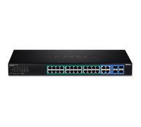Trendnet - TPE-5028WS switch Gestionado Gigabit Ethernet (10/100/1000) Energía sobre Ethernet (PoE) 1U Negro