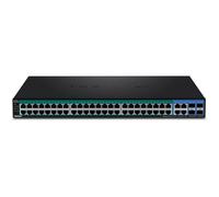 TRENDnet, TPE-5240WS, Switch PoE+ Web Smart Gigabit de 52 Puertos, 48 Puertos PoE+ Gigabit, 4 Puertos Gigabit compartidos (RJ-45 o SFP), 370 W de Potencia PoE, Capacidad de conmutación de 104 Gbps