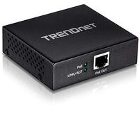 TRENDnet, TPE-E100, Repetidor PoE+ Gigabit, Puerto único, PoE Power Over Ethernet, 802.3af 802.3at 10/100/1000 Mbps
