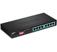 TRENDnet, TPE-LG80, Switch Gigabit PoE+ de Largo Alcance de 8 Puertos, PoE+ de Largo Alcance Que extiende el Alcance hasta 200 m (656 pies)