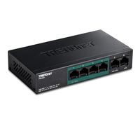 TRENDnet TPE-S50 - Switch PoE de 5 puertos no administrado a 10/100 Mbps, con 4