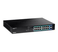 TRENDnet Switch Gigabit TPE-TG182 – 10/100/1000, PoE, 1U, Negro