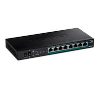 TRENDnet, TPE-TG380, Conmutador PoE+ de 2,5 G no gestionado de 8 Puertos, sin Ventilador, diseño de Escritorio Compacto, Carcasa metálica, Puertos 2,5 GBASE-T, IEEE 802.3bz, PoE de 100 W