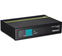TRENDnet, TPE-TG50g, Switch PoE+ Gigabit de 5 Puertos, presupuesto PoE de 31 W,