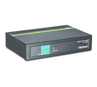 TRENDnet TPE TG50g - switch - 5 ports - desktop 4 x PoE+ Ports/ 1 x Gigabit Port