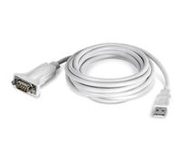 TRENDnet, TU-S910, Cable convertidor USB a Serie de 9 Pines, Adaptador USB a Serie RS232, Compatible con Windows y Mac, USB 1.1, USB 2.0, USB 3.0, Cable de 3 m (10 pies), Plug & Play