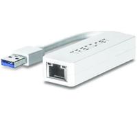 Trendnet TU3-ETG adaptador de cable USB 3.0 RJ-45 Blanco