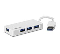 TRENDnet TU3-H4E - Mini hub USB 3.0 de 4 puertos