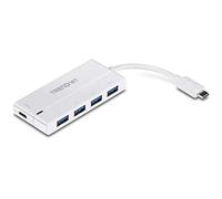 TRENDnet TUC-H4E2 (V1.0R) - Hub de USB-C a 3.0, Color Blanco