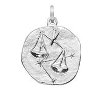 trendor Colgante con el signo zodiacal de Libra, plata de ley 925,