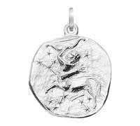 trendor Colgante con el signo zodiacal de Sagitario, plata de ley, Ø 16 mm