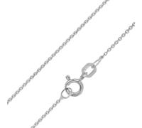 trendor Collar para mujer de plata 925 rodiada con ancla fina | cadena delgada para colgante cadena de plata para las mujeres