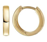 trendor Pendientes de aro pequeños, plata de ley 925, chapados en oro,