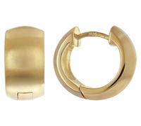 trendor Pendientes de mujer, plata de ley 925, chapados en oro mate, | Pendientes finos para mujer, de auténtica plata de ley, bonitos aros pequeños, regalo elegante