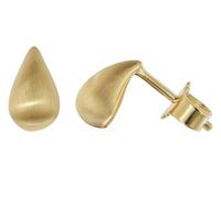 trendor Pendientes de mujer, plata de ley 925, chapados en oro, pendientes colgantes, 21709
