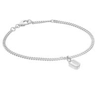 trendor Pulsera para niña con la letra U, plata 925, rodiada, 21590-U
