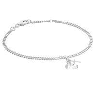 trendor Pulsera para niña Fe, Amor, Esperanza Plata 925 Baño de rodio 21582