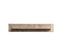 trendteam smart living - Estantería de Pared para Libros - Salón - Georgia - Dimensiones de Montaje (Ancho x Alto x Profundidad) 135 x 24 x 20 cm - Color Roble Tabaco con Matera - 173548348