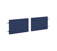 trendteam smart living - Juego de 2 Puertas de TV de bajo Techo - Salón - Sentra - Medidas 60 x 36 x 2 cm - Color Azul Oscuro - 224032084