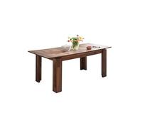 trendteam smart living Mesa de Comedor Universal Roble Wotan con función Extensible, Madera Antigua, 160 x 77 x 90 cm