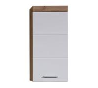 trendteam smart living Mueble, Armario Superior, Korpus Roble nudoso, Blanco Alto Brillo