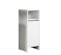 trendteam smart living - Mueble de baño de pie - Basix - Dimensiones de Montaje (Ancho x Alto x Profundidad) 32 x 81 x 28 cm - Color Blanco - 170901801
